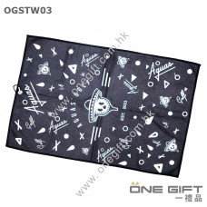 OGSTW03 高爾夫球毛巾帶扣鉤 運動毛巾