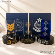 OGPRINT1 水晶禮盒 UV 彩印客製服務