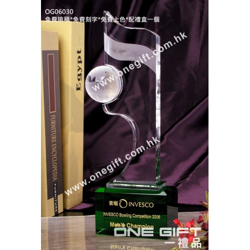 OG06030 地球紀念水晶座 OG06030 地球紀念水晶座