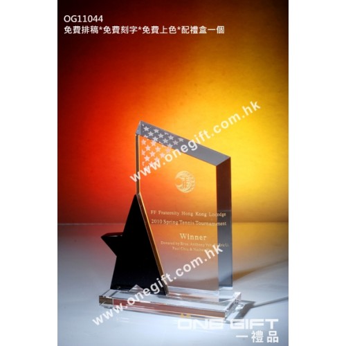 OG11044 黑色星形水晶座 OG11044 黑色星形水晶座